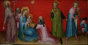 flemish school The Adoration of the Magi with Saint Anthony Abbot Spain oil painting artist